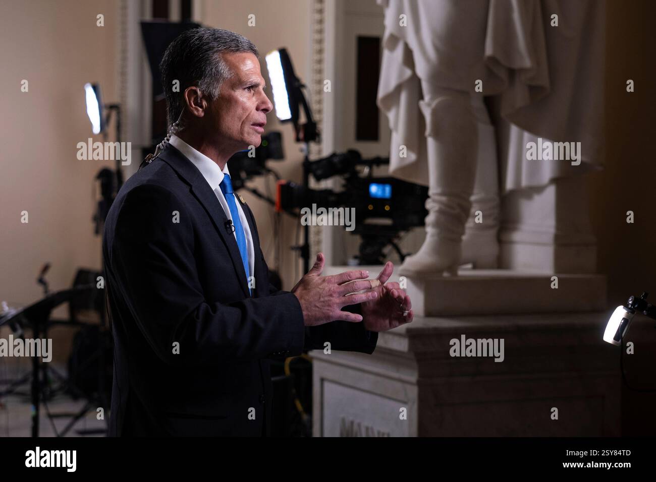 Rep Meuser Rep. Dan Meuser (R-Pa.) gives an interview at the U.S. Capitol Feb. 27 ...