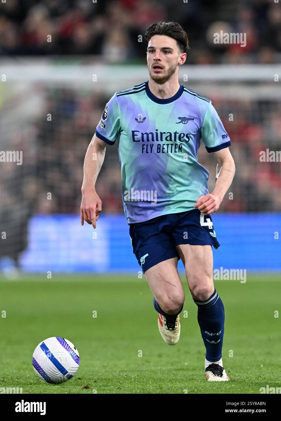Nottingham, UK. 26th Feb, 2025. Declan Rice of Arsenal during the ...