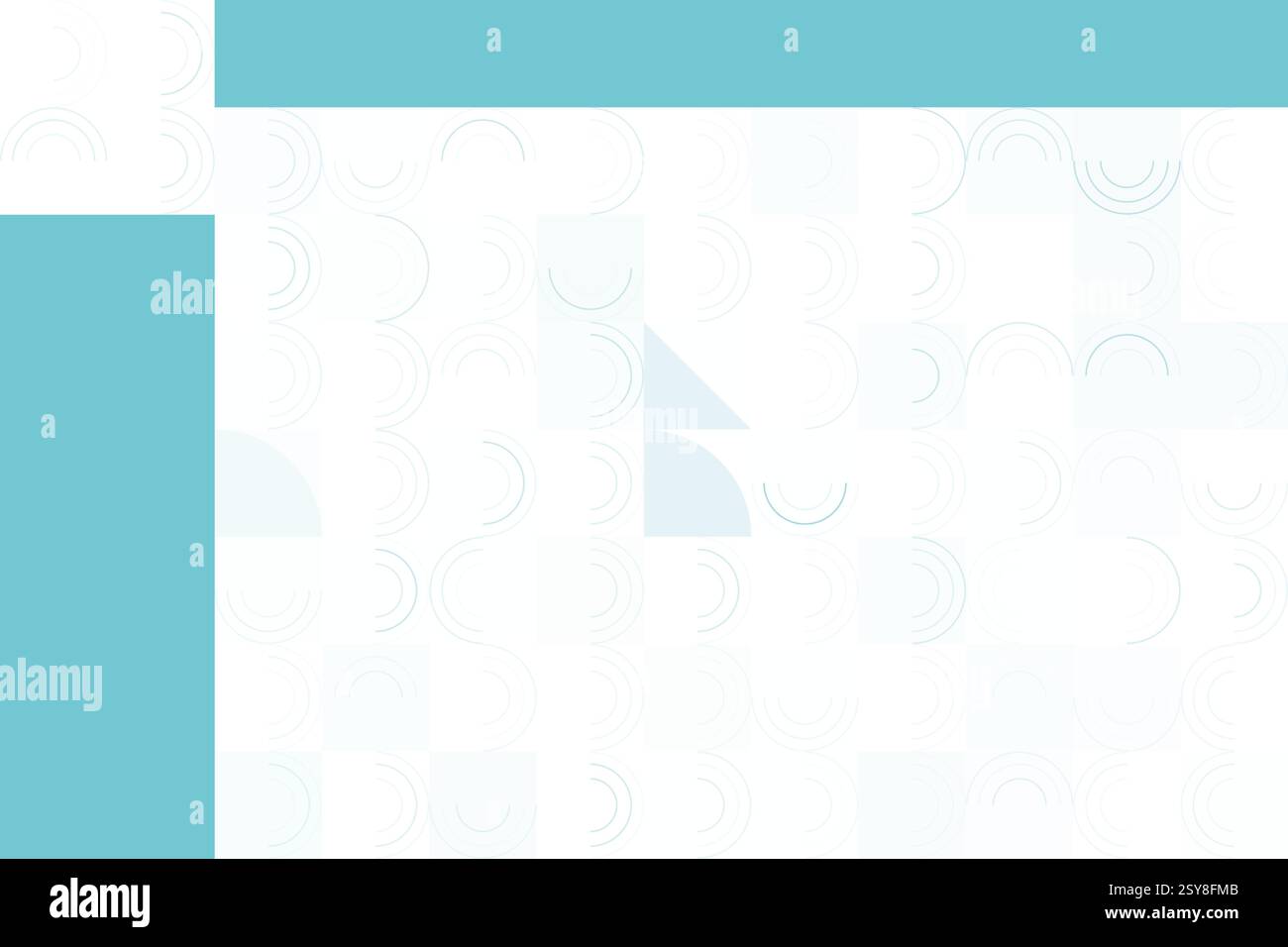 Soft Blue and White Abstract Pattern with Geometric Shapes and Circular ...