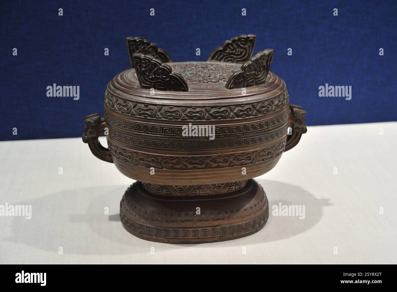 New York, USA. 27th Feb, 2025. Ritual vessel, Qing Dynasty 1644-1911 ...