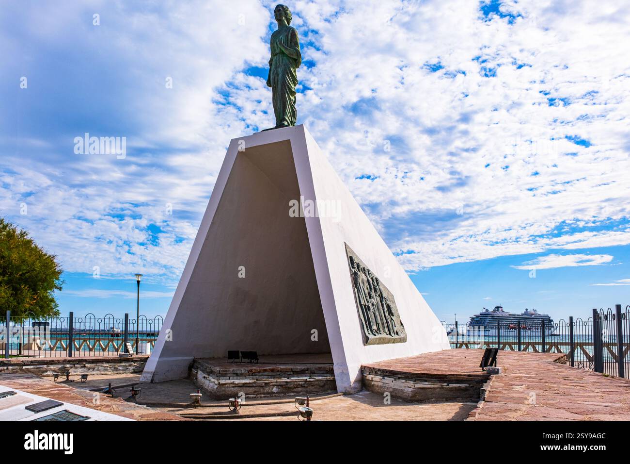 Puerto Madryn, Argentina - December 17, 2024: A Monument to Welsh ...