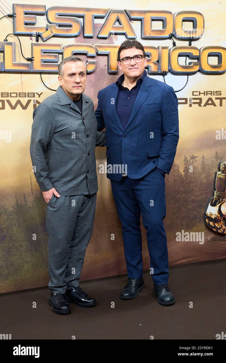 February 27, 2025, Madrid, Madrid, Spain: Anthony Russo, Joe Russo ...