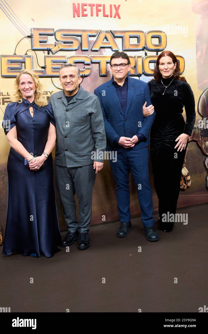 Joe Russo, Sophia Russo, Anthony Russo, Ann Russo attends 'The Electric ...