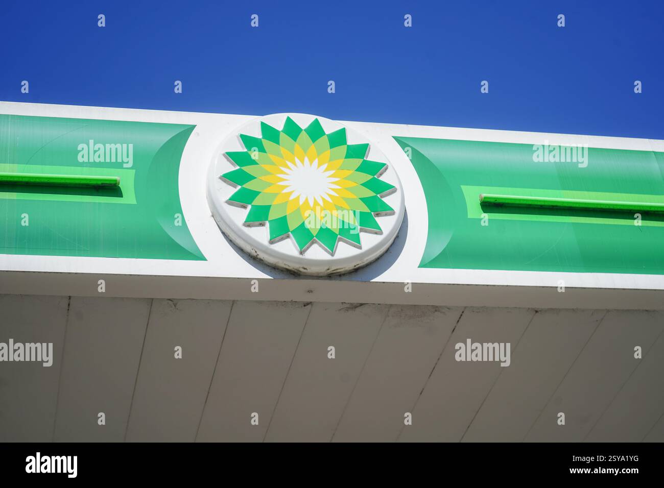 adelaide-australia-28-february-2025-the-bp-logo-at-a-petrol-station