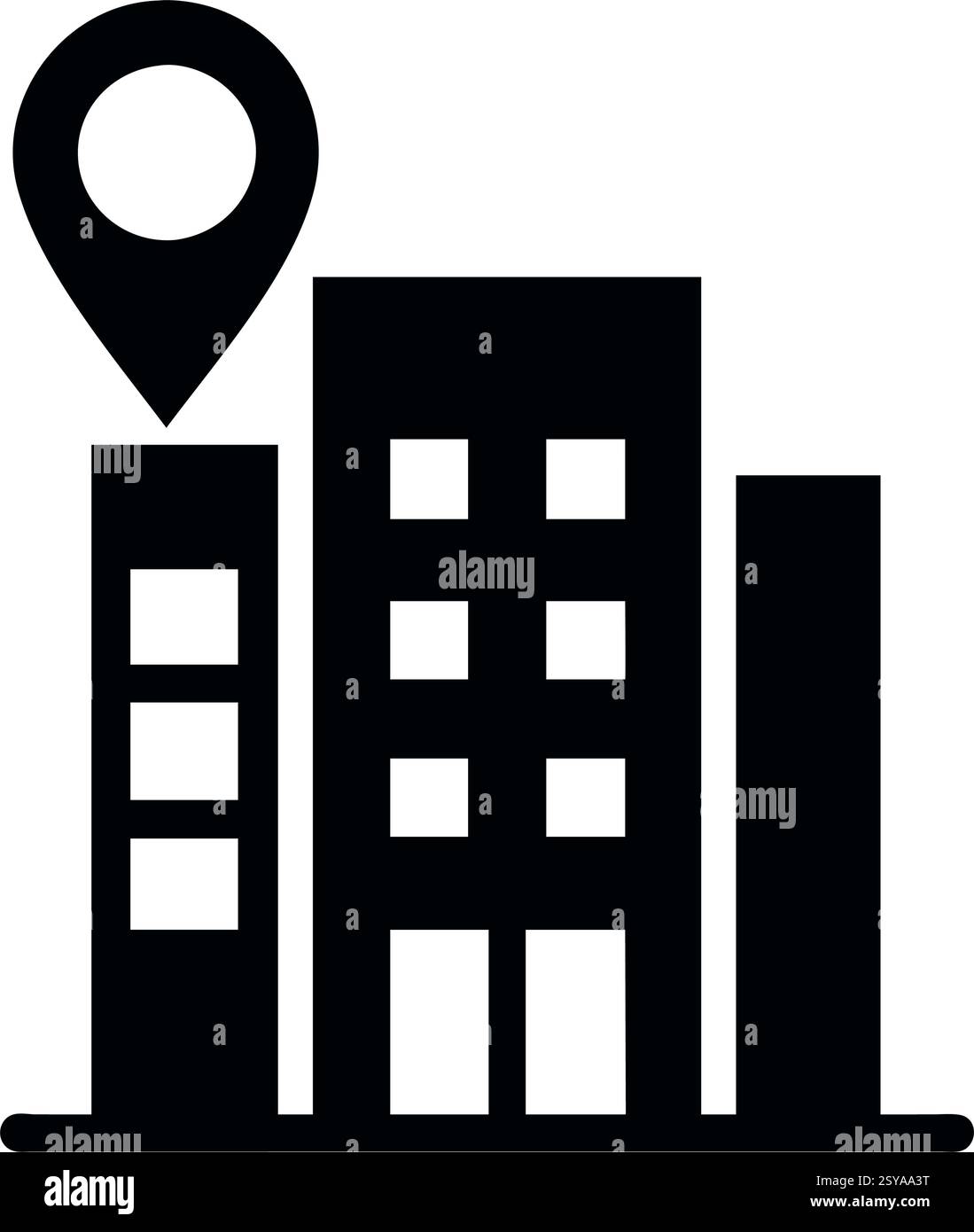 Office headquarters building workplace Stock Vector Images - Alamy