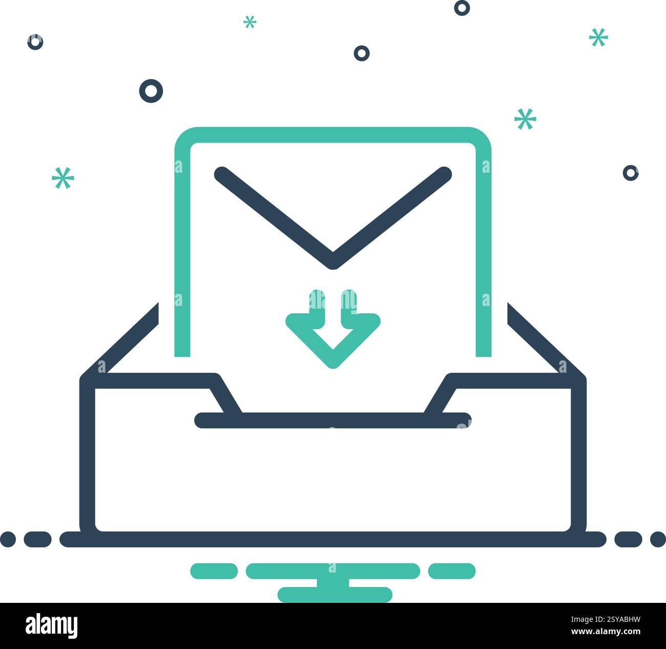 Icon for inbox, message Stock Vector Image & Art - Alamy
