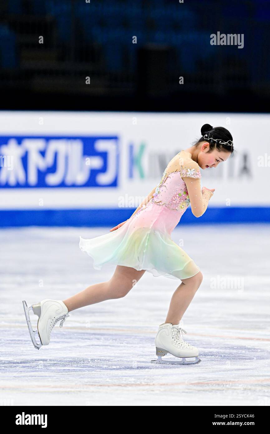 Kaoruko WADA (JPN), during Junior Women Short Program, at the ISU World ...