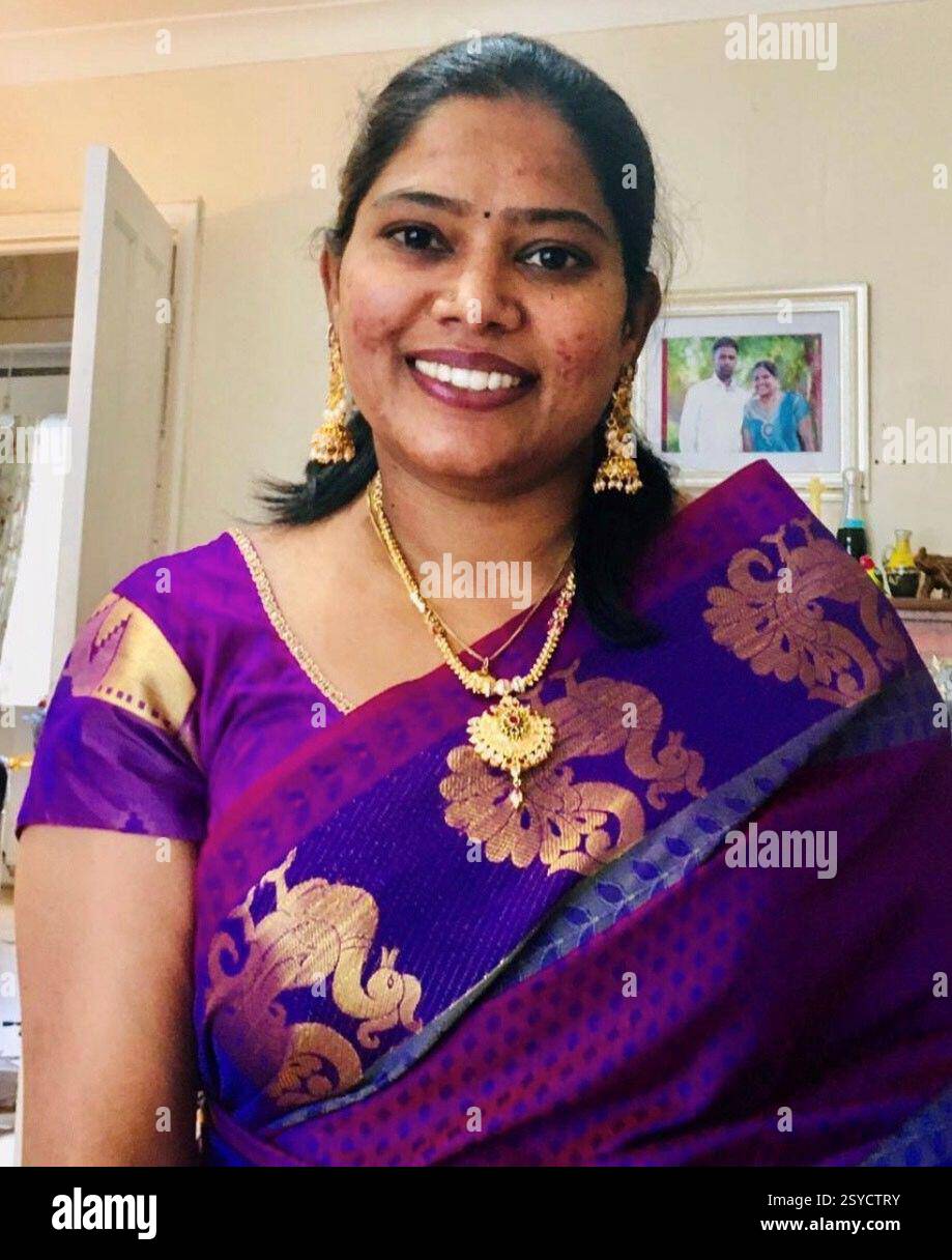 BEST QUALITY AVAILABLE Undated family handout photo issued by Metropolitan Police of Chithra Vanmeeganathan who died after a crash involving a car, bus and pedestrians in Harrow, north-west London just after 9.15pm on Monday. Issue date: Friday February 28, 2025. Stock Photo