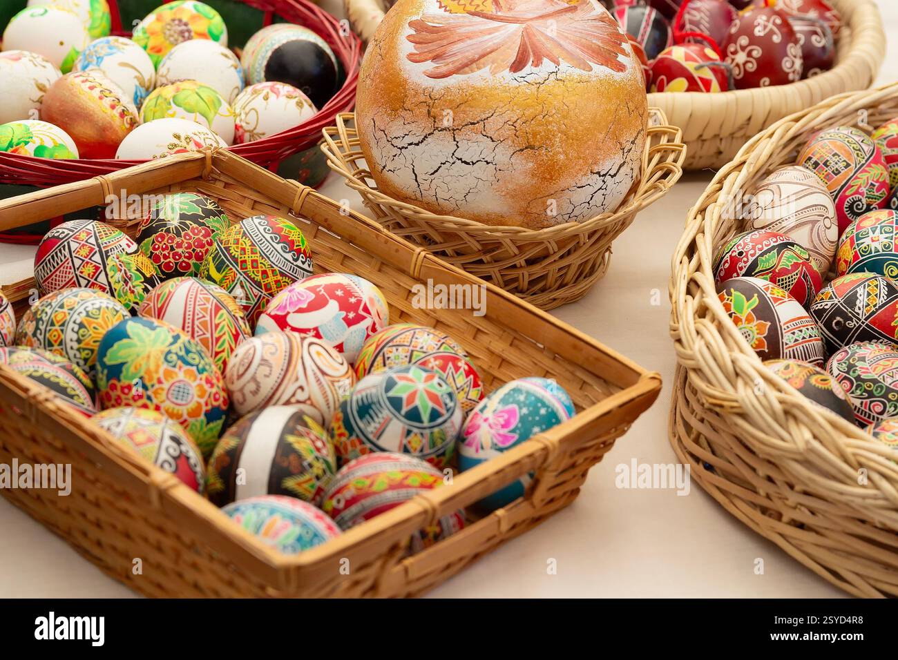 Multi colored Easter eggs on green grass Stock Photo Alamy Multi colored Easter eggs on green grass Stock Photo Alamy