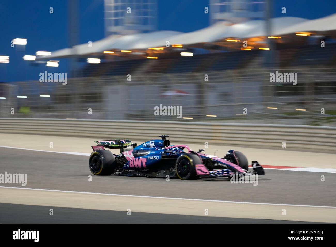 Alpine driver Pierre Gasly of France in action during a Formula One pre ...