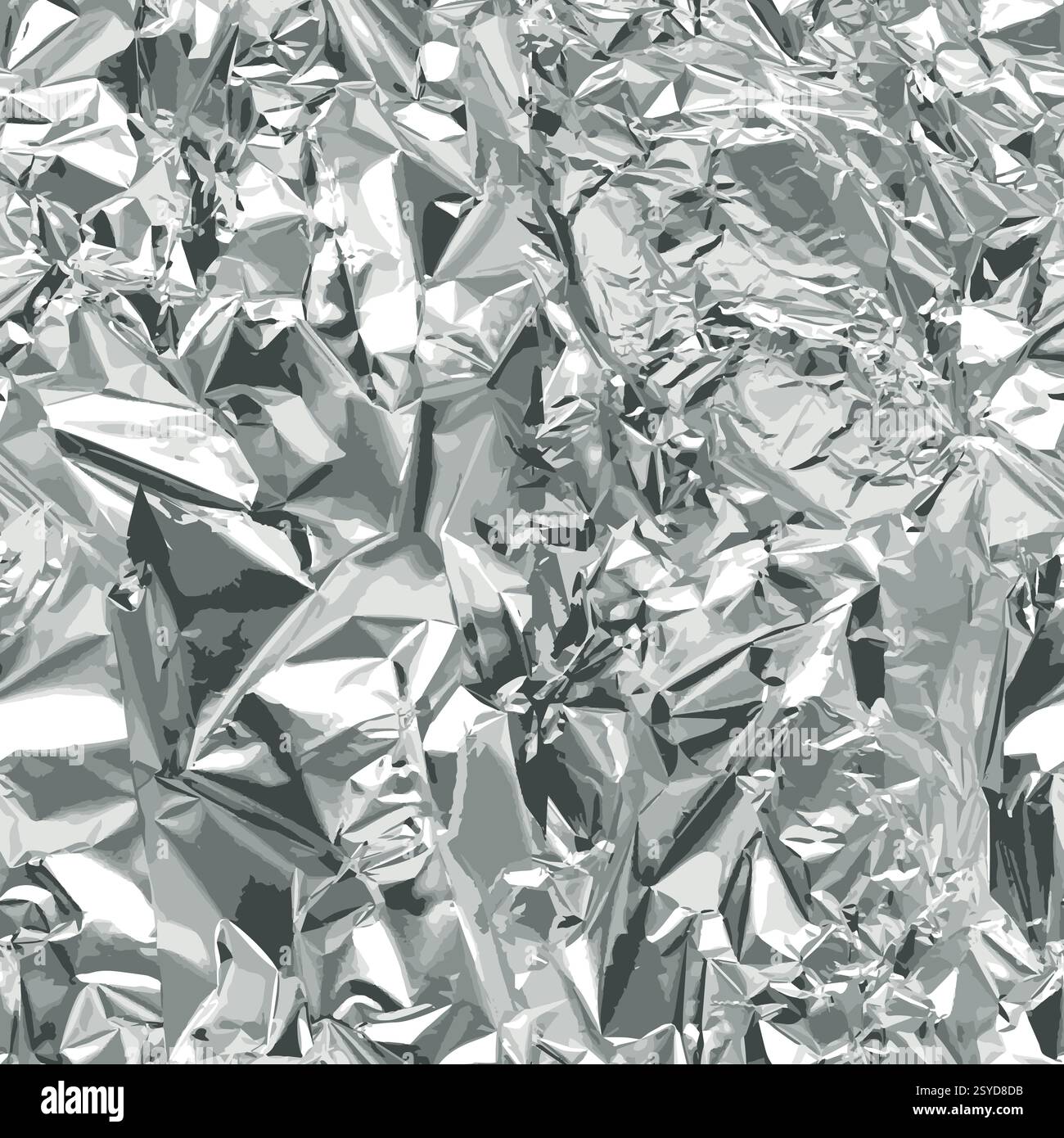 Seamless Shiny Chrome Texture