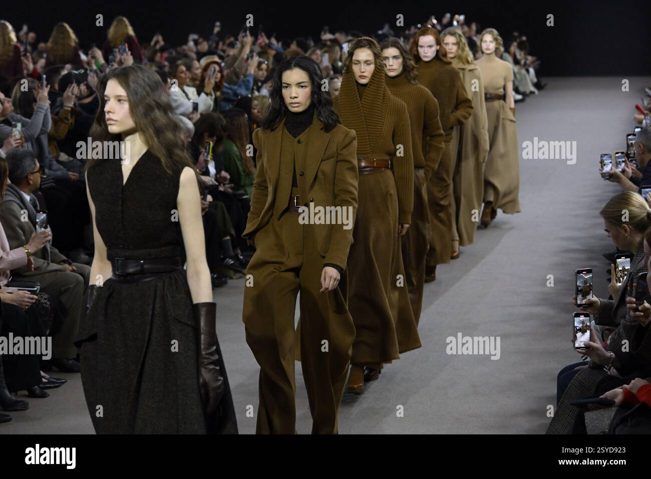 February Models Models walks on the runway during the Max Mara Ready to Wear Fashion ...