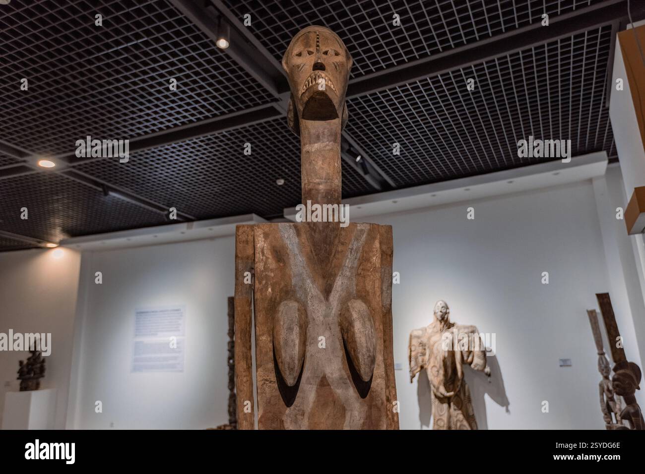 Old African wooden figurine used for tribal dance and rituals in ...
