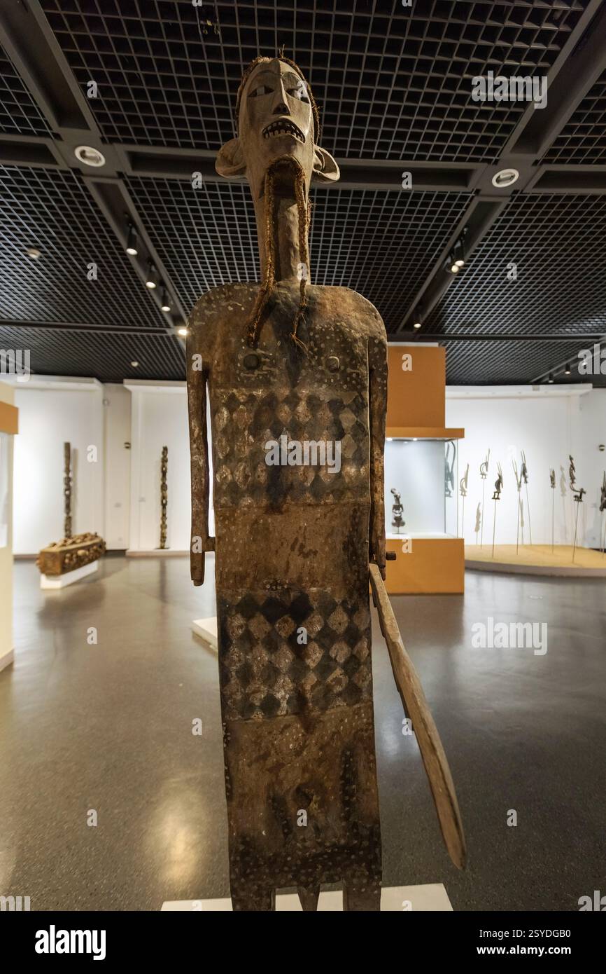 Old African wooden figurine used for tribal dance and rituals in ...