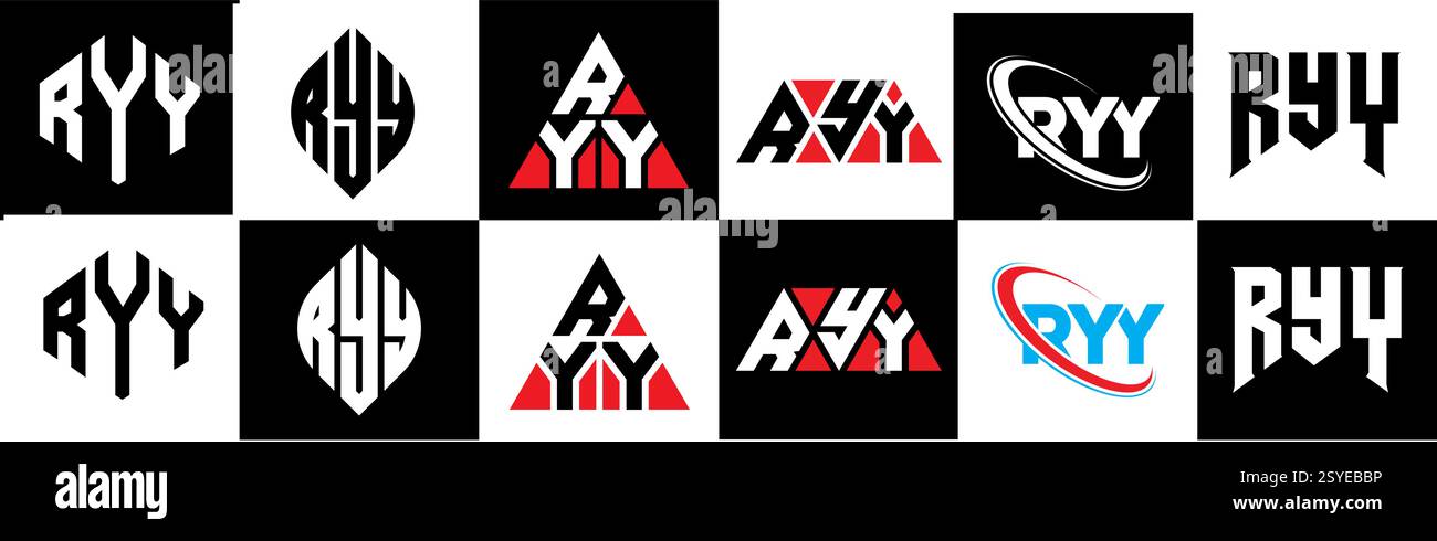 Logo Ryy Ryy logo design hi-res stock photography and images - Alamy