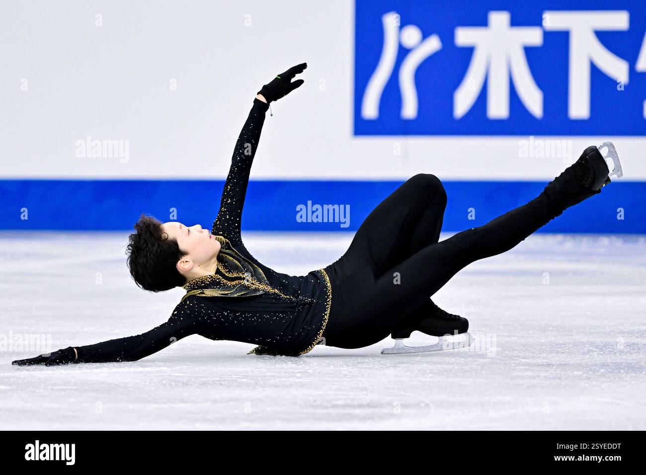 Jiarui LI (HKG), during Junior Men Free Skating, at the ISU World ...