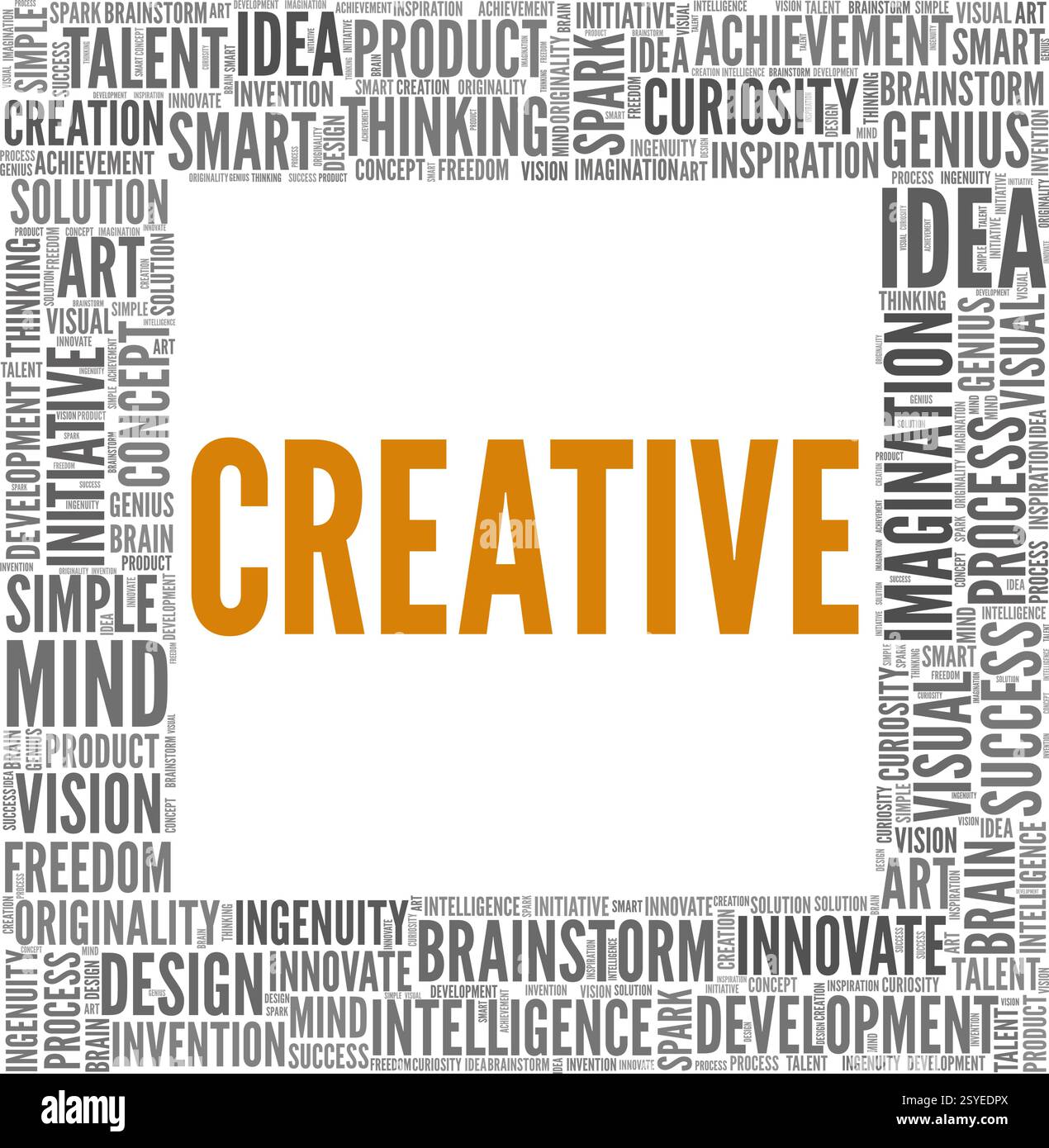 Creative vector illustration word cloud isolated on a white background ...