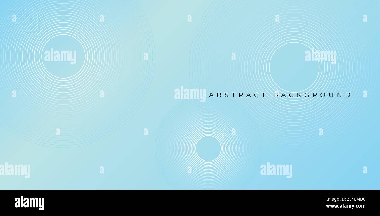 Abstract blue modern background with circle elements. Digital technology concept. vector illustration Stock Vector