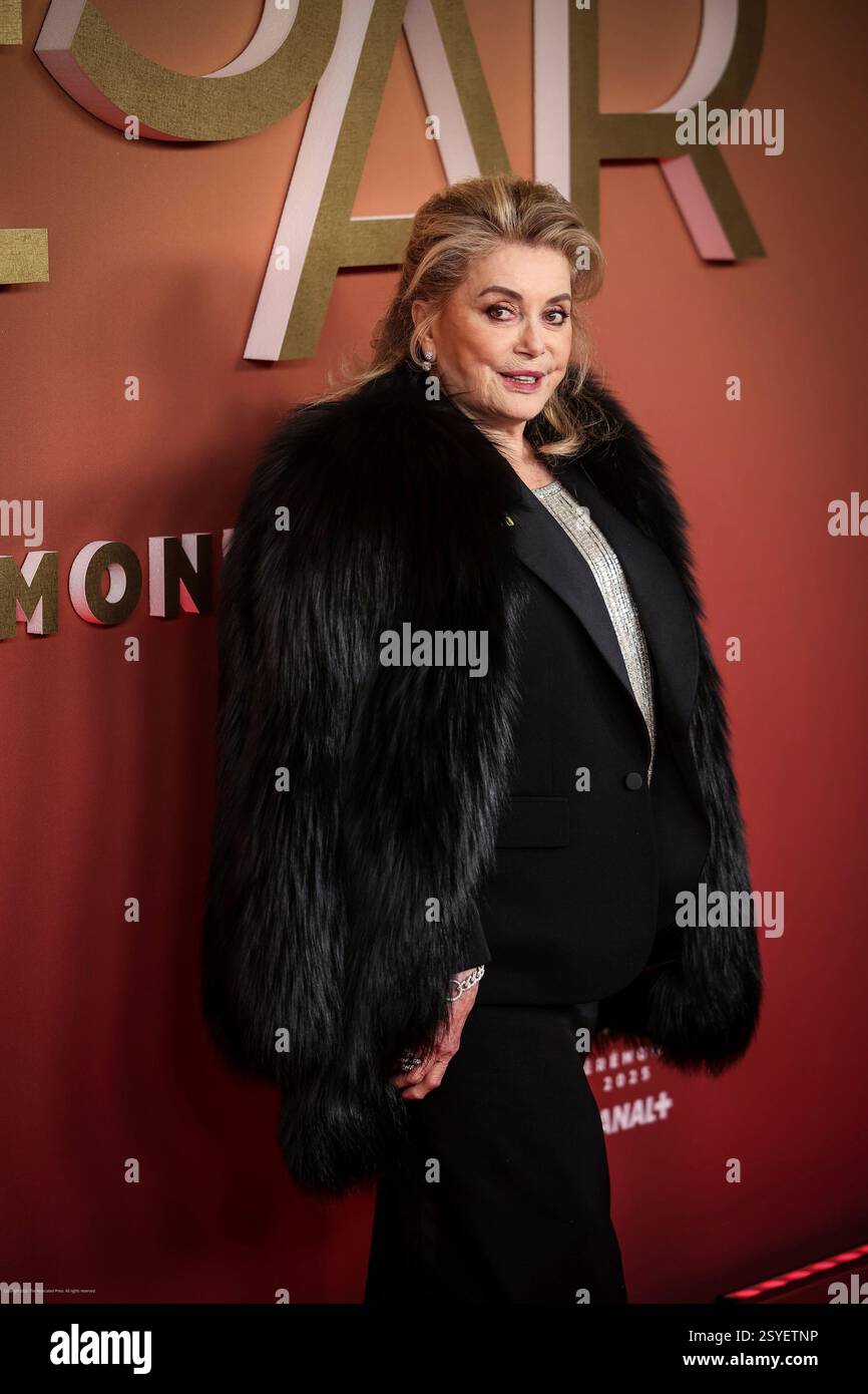 Catherine Deneuve poses for photographers during the 50th Cesar Awards ...