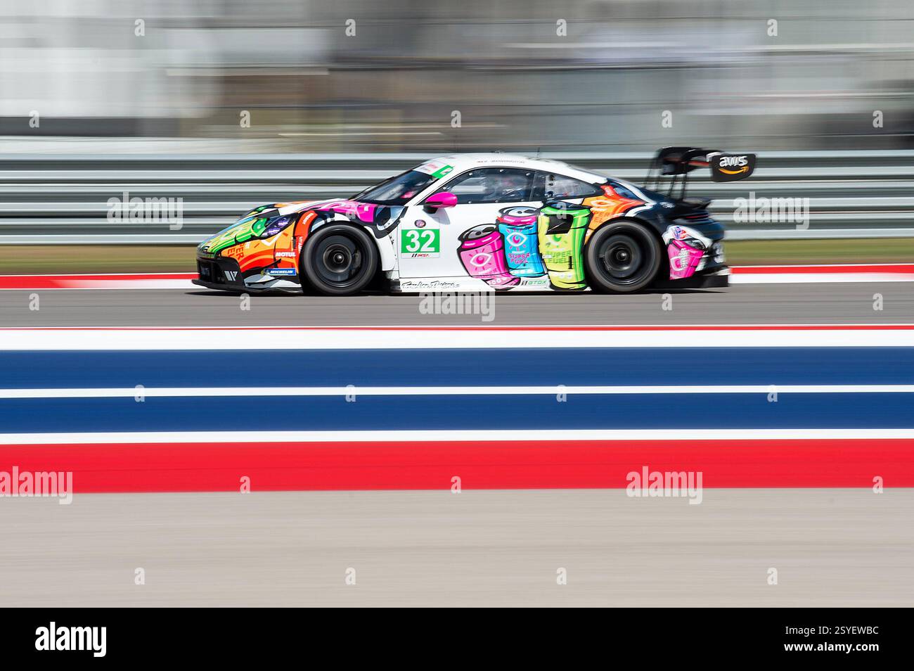 The Americas. 28th Feb, 2025. Kyle Washington (32) with GMC Racing in ...