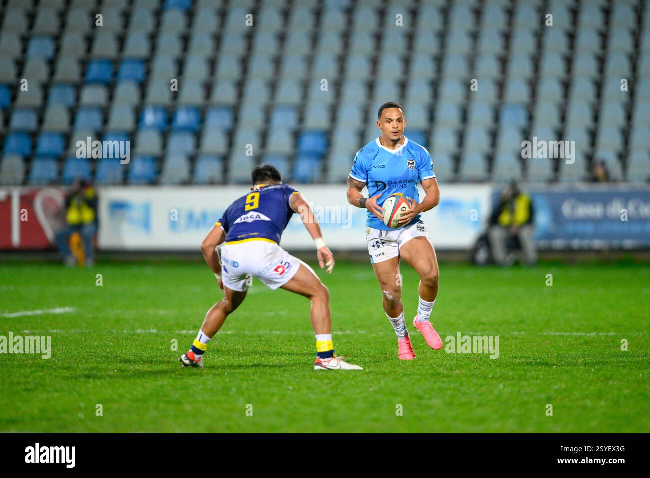 Ashton hewitt ( Dragons RFC ) during Zebre Parma vs Dragons, United ...
