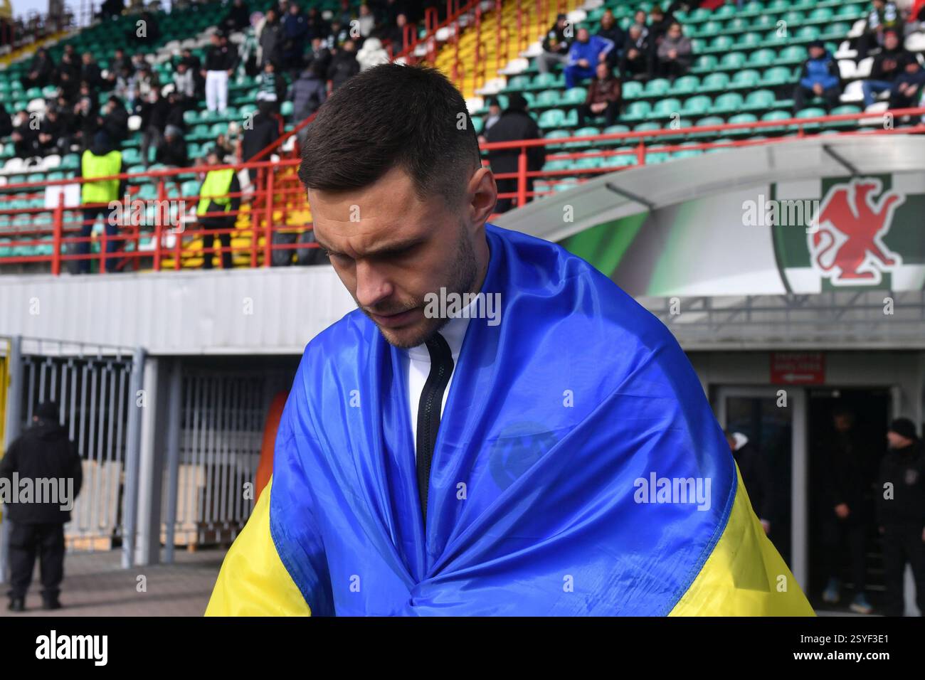 Kyiv,Ukraine February 28, 2025 Oleksiy Hutsulyak before the start of ...