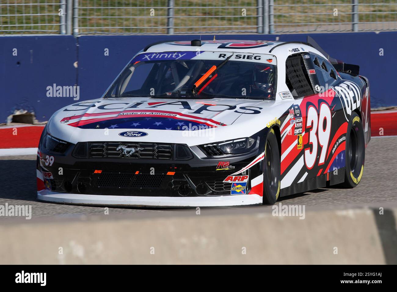 AUSTIN, TX - FEBRUARY 28: Ryan Sieg (#39 RSS Racing Sci Aps Ford ...