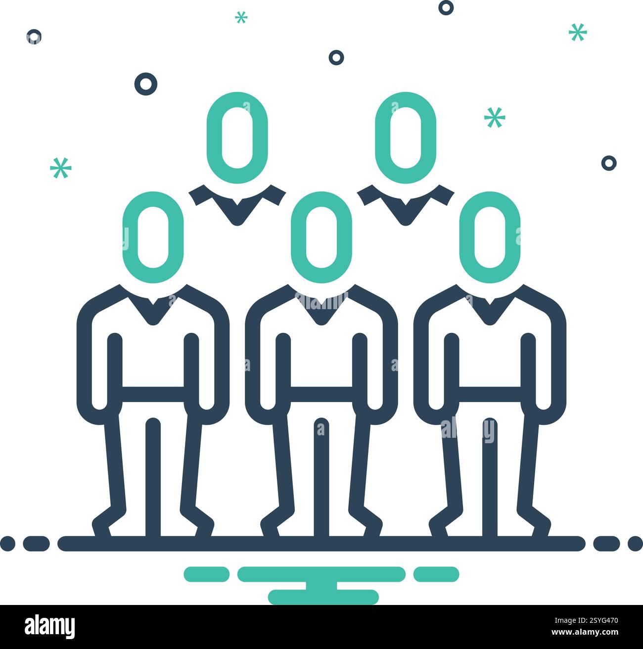 Icon for community, socializing Stock Vector
