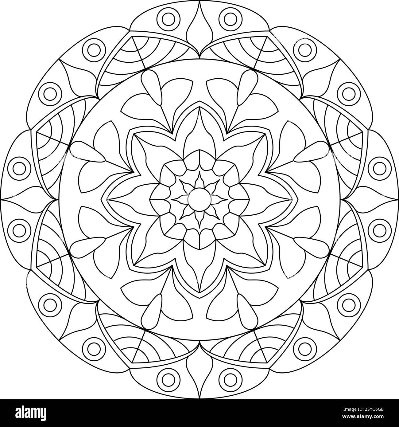 Symmetrical pattern featuring Black and White Stock Photos & Images - Alamy