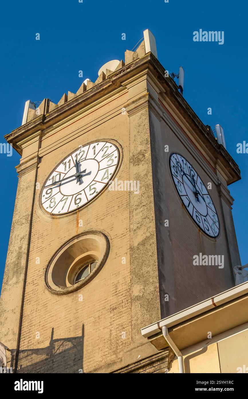 Historic city hall clock tower hi-res stock photography and images - Alamy