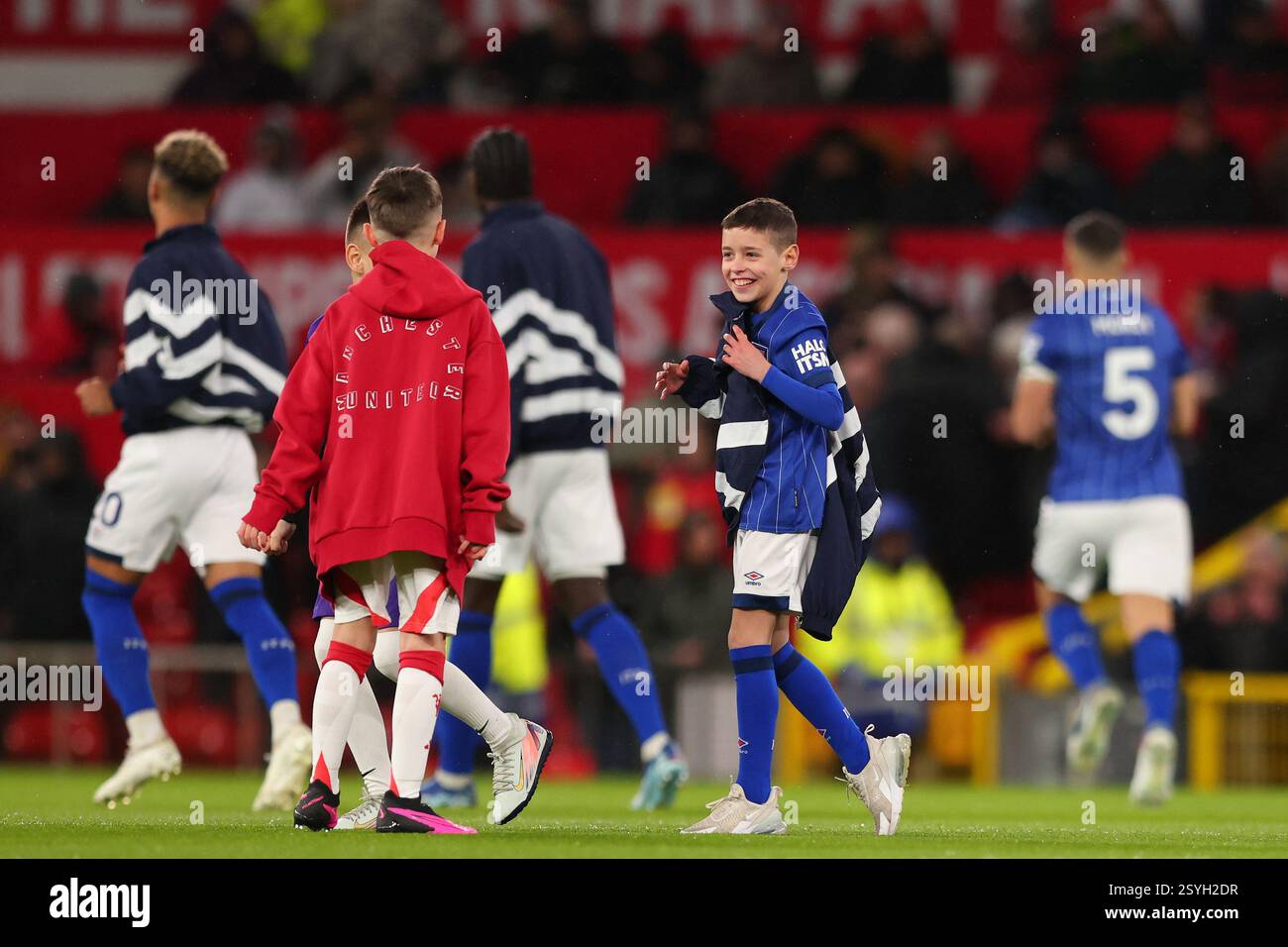 Ipswich Town Mascot With Sam Morsy Of Ipswich Town Training Top ipswich-town-mascot-with-sam-morsy-of-ipswich-town-training-top