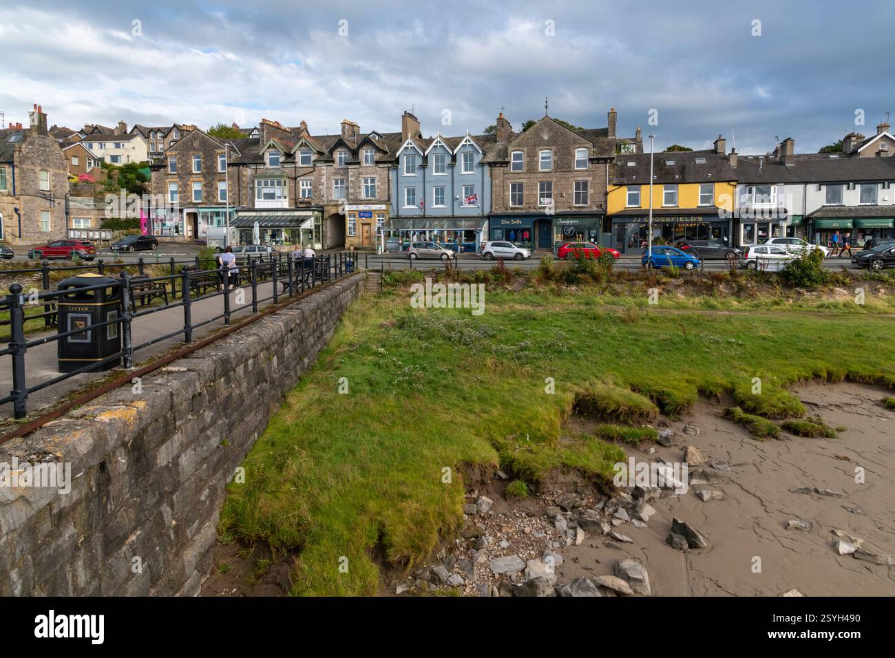 The village of Arnside, Cumbria, England Stock Photo