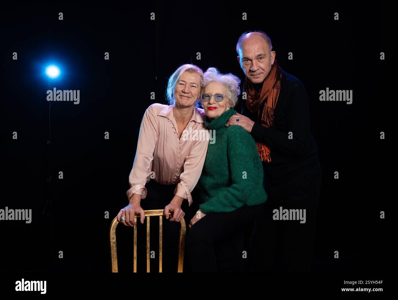 Madrid, 02/14/2025. Interview with the protagonists of «La música». with Ana Duato and Darío Grandinetti, directed by Magüi Mira. Photo: Ignacio Gil. ARCHDC. Credit: Album / Archivo ABC / Ignacio Gil Stock Photo