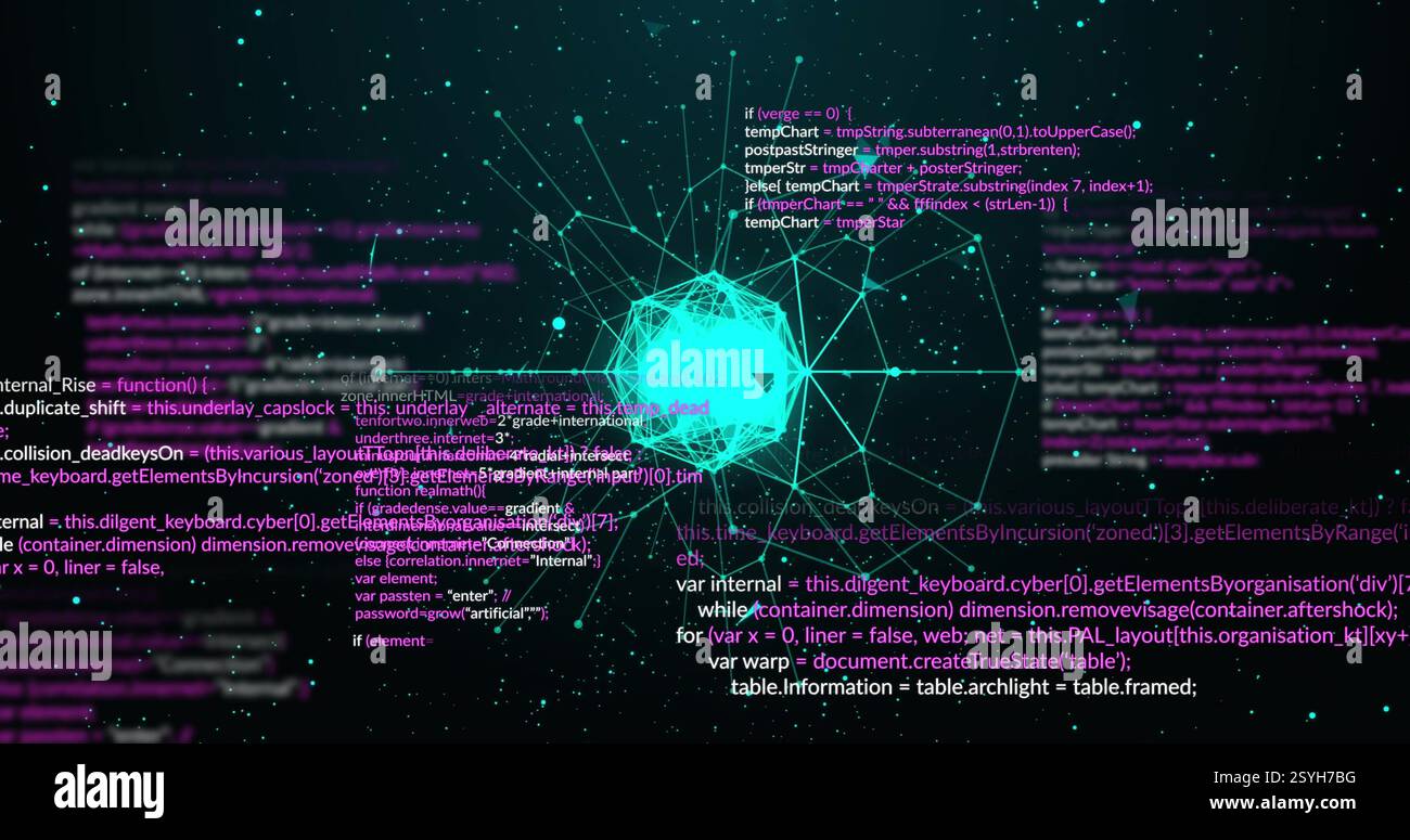 Image of data processing and globe over stars Stock Photo