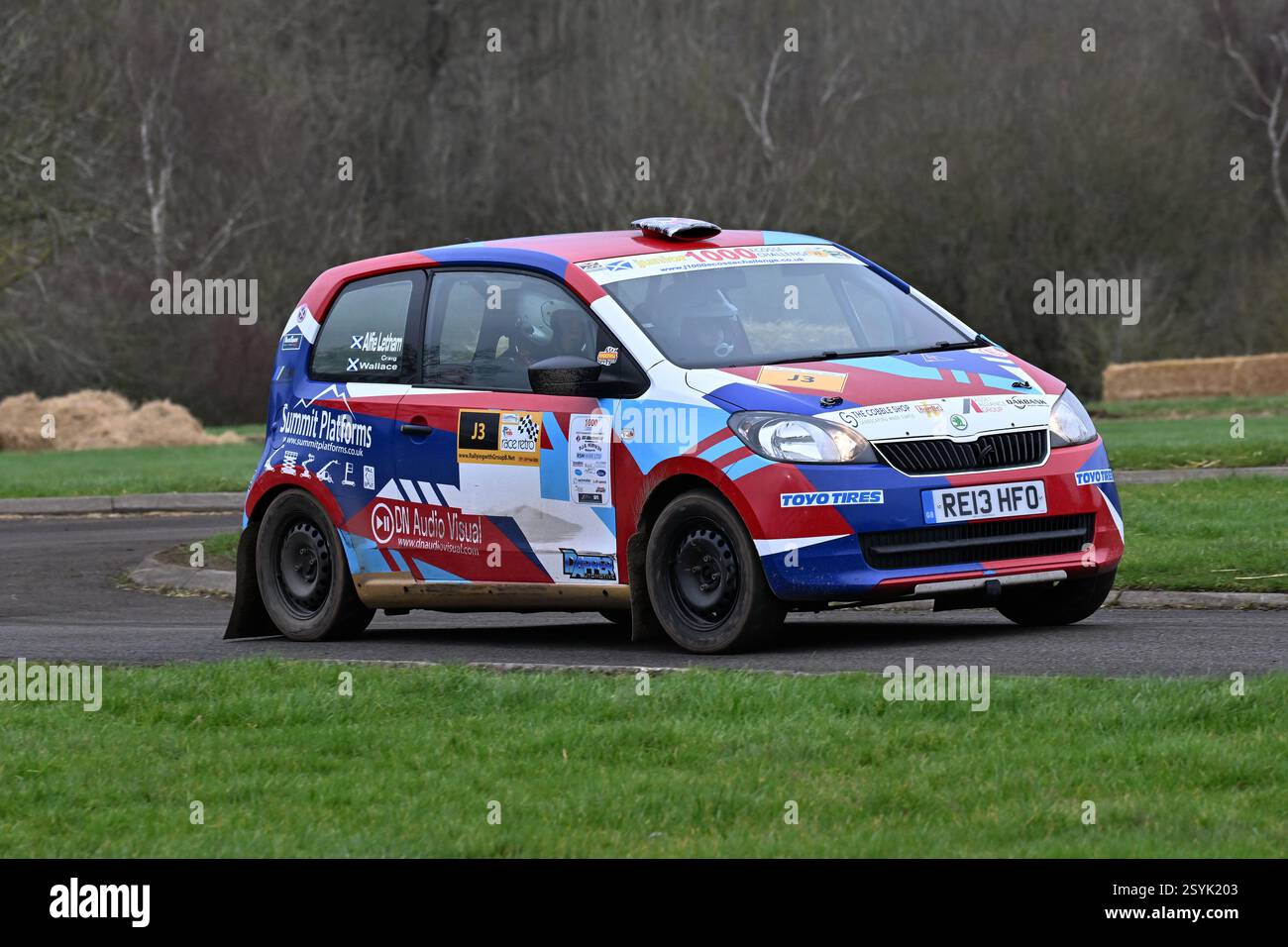 F1000 Rally Alfie Letham, Craig Wallace, Skoda Citigo, F1000 Junior Rally, Juniors ...
