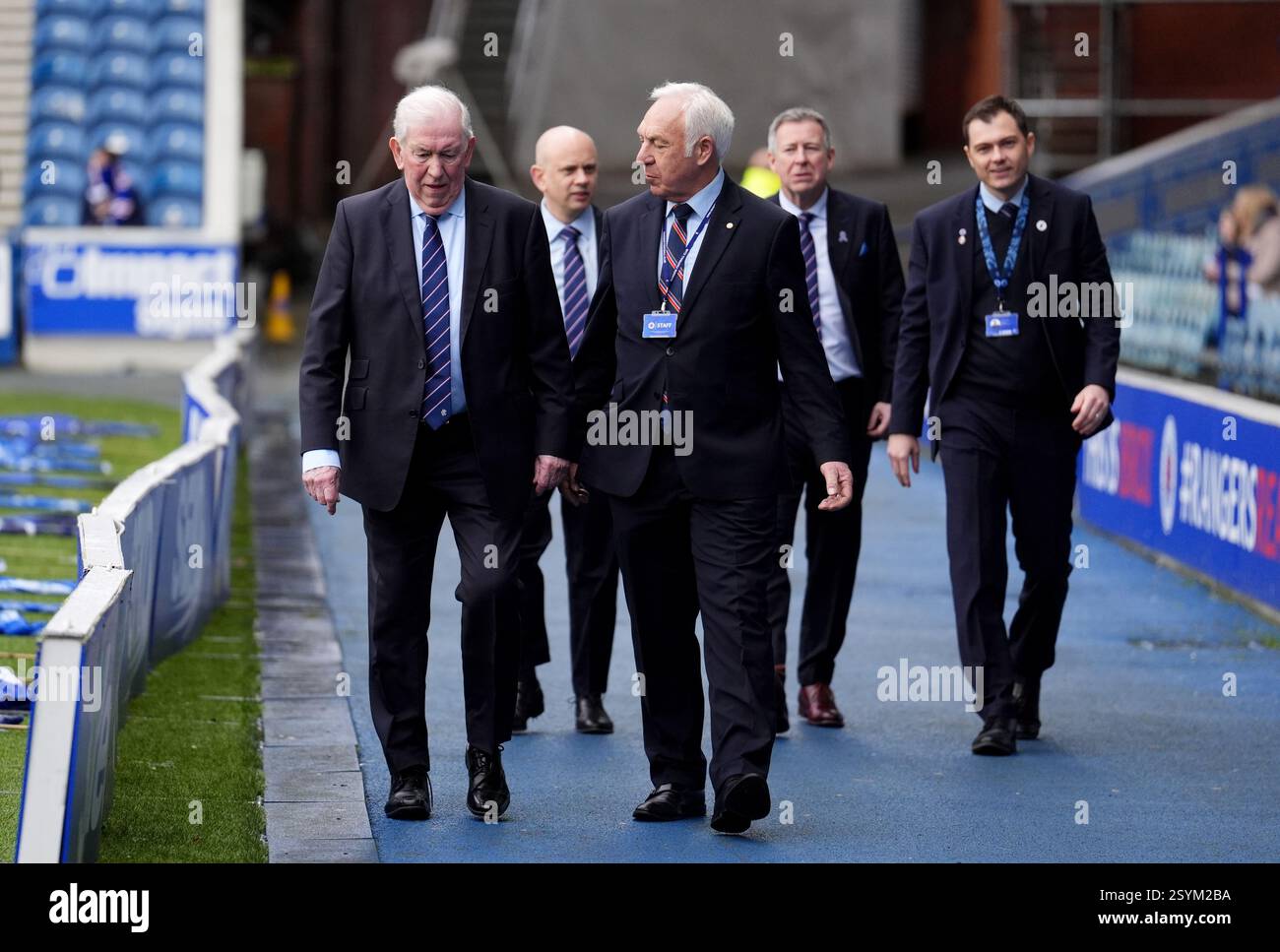 Former Rangers player John Greig (left) ahead of the William Hill ...