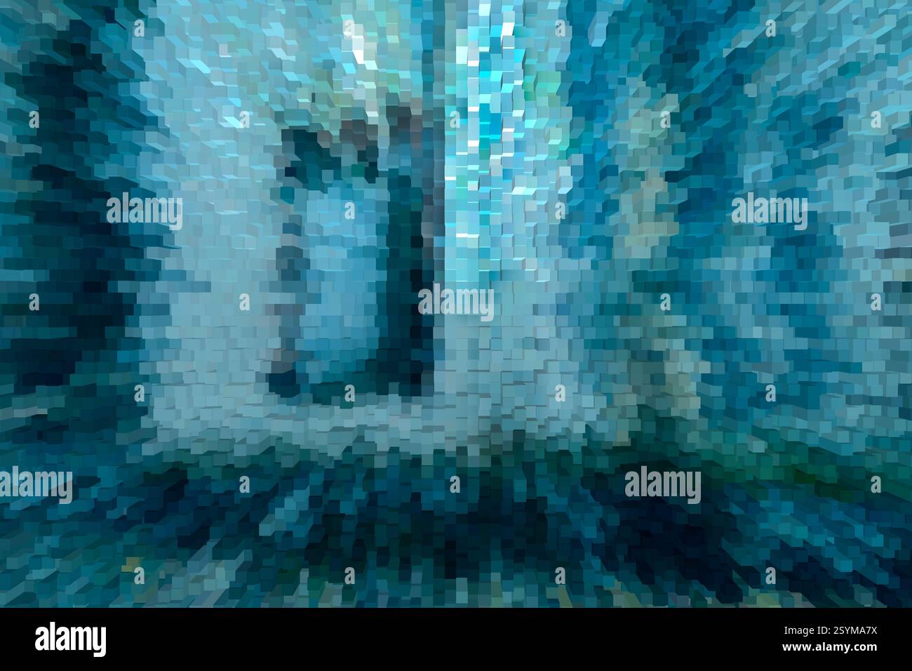 Abstract gradient background pixel hi-res stock photography and images ...