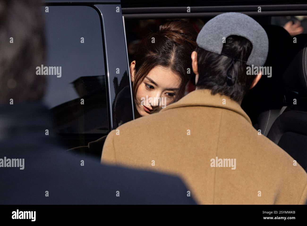 Yuan Fang is seen arriving at the Tod's fashion show during the Milan ...