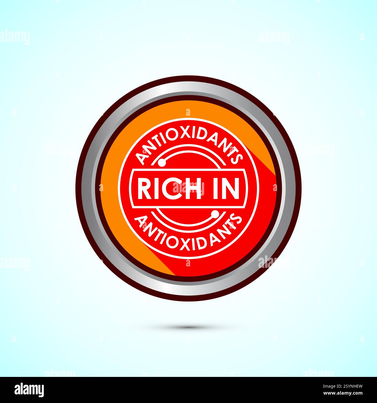 Rich in antioxidants icon design illustration. Antioxidant rich food ...