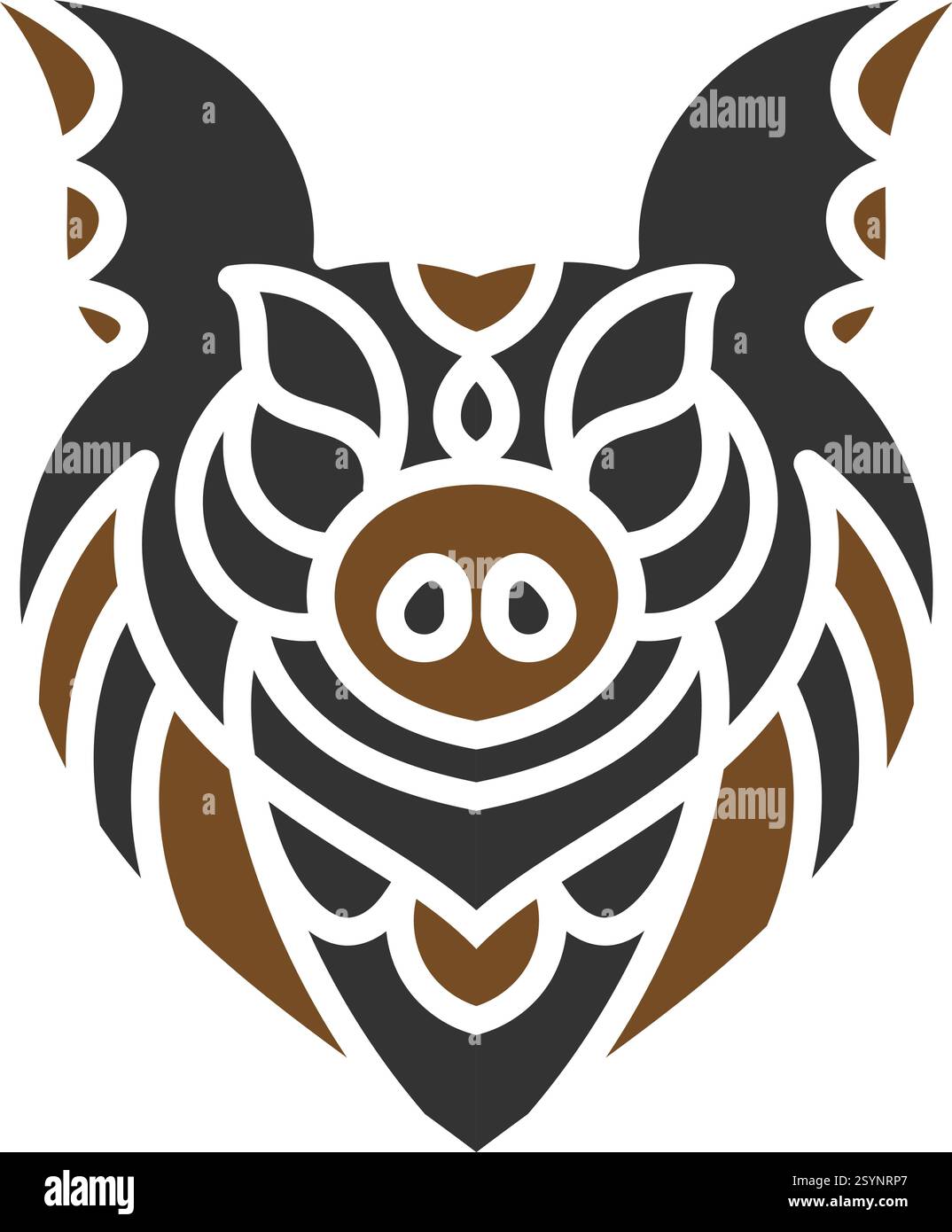 Strength and resilience tattoo design Stock Vector Images - Alamy, image size:1074x1390