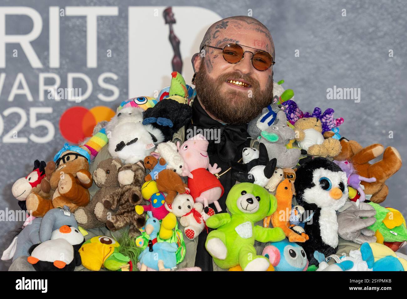 Teddy Swims atttends the BRIT Awards 2025 at The O2 Arena, London Stock Photo Alamy