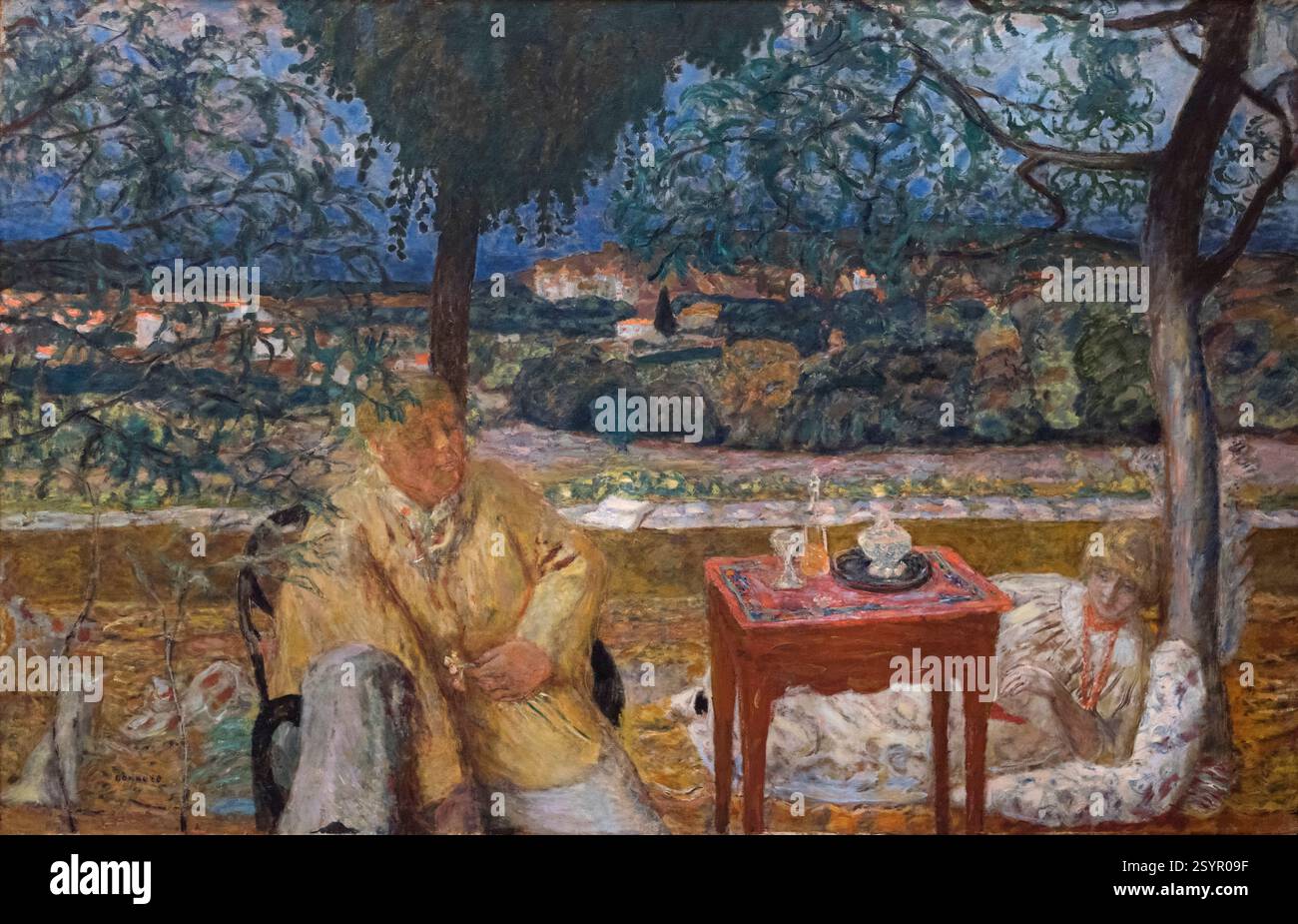 Girl Playing with a Dog (Vivette Terrasse), 1913 - Pierre