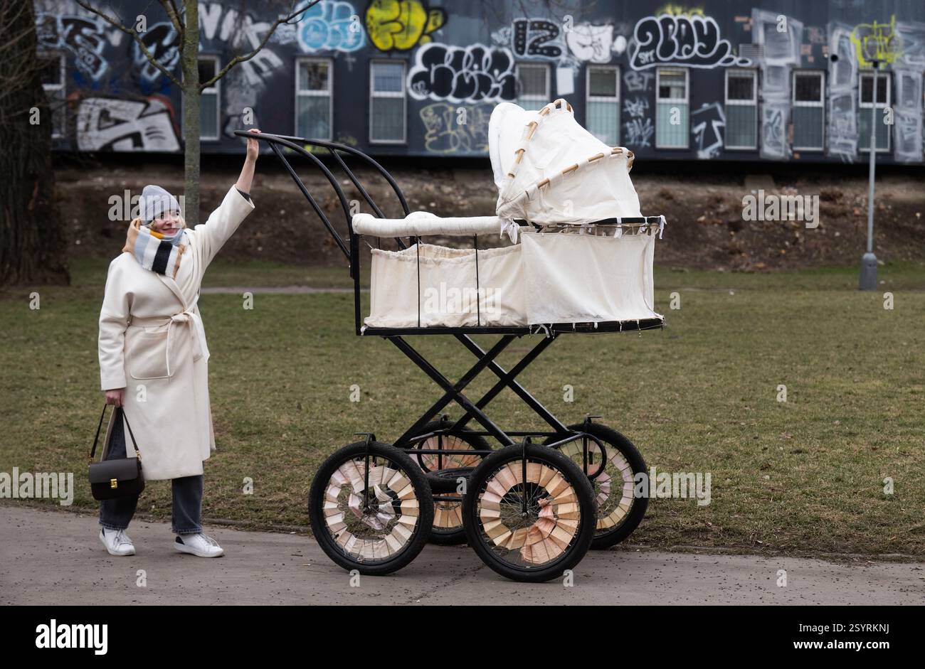 Zizkov carnival procession (Slavic carnival) in Prague, Czech Republic