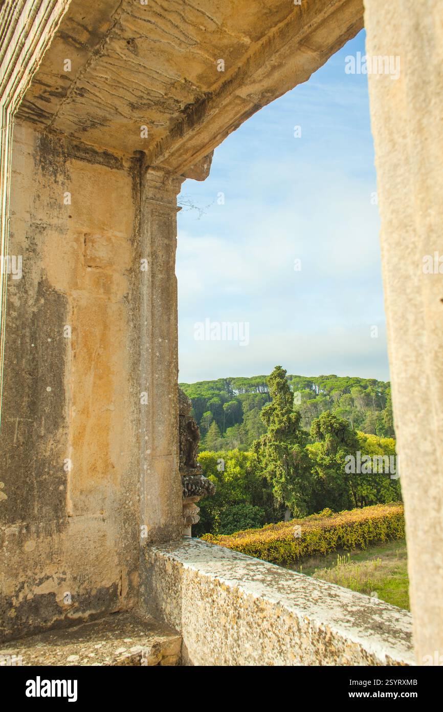 Archway framing a view of trees hi-res stock photography and images - Alamy