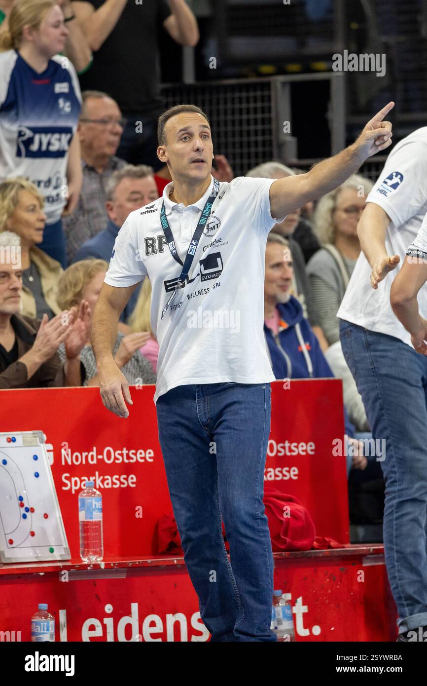 Flensburg, Germany. 01st Mar, 2025. Handball: Bundesliga, SG Flensburg ...