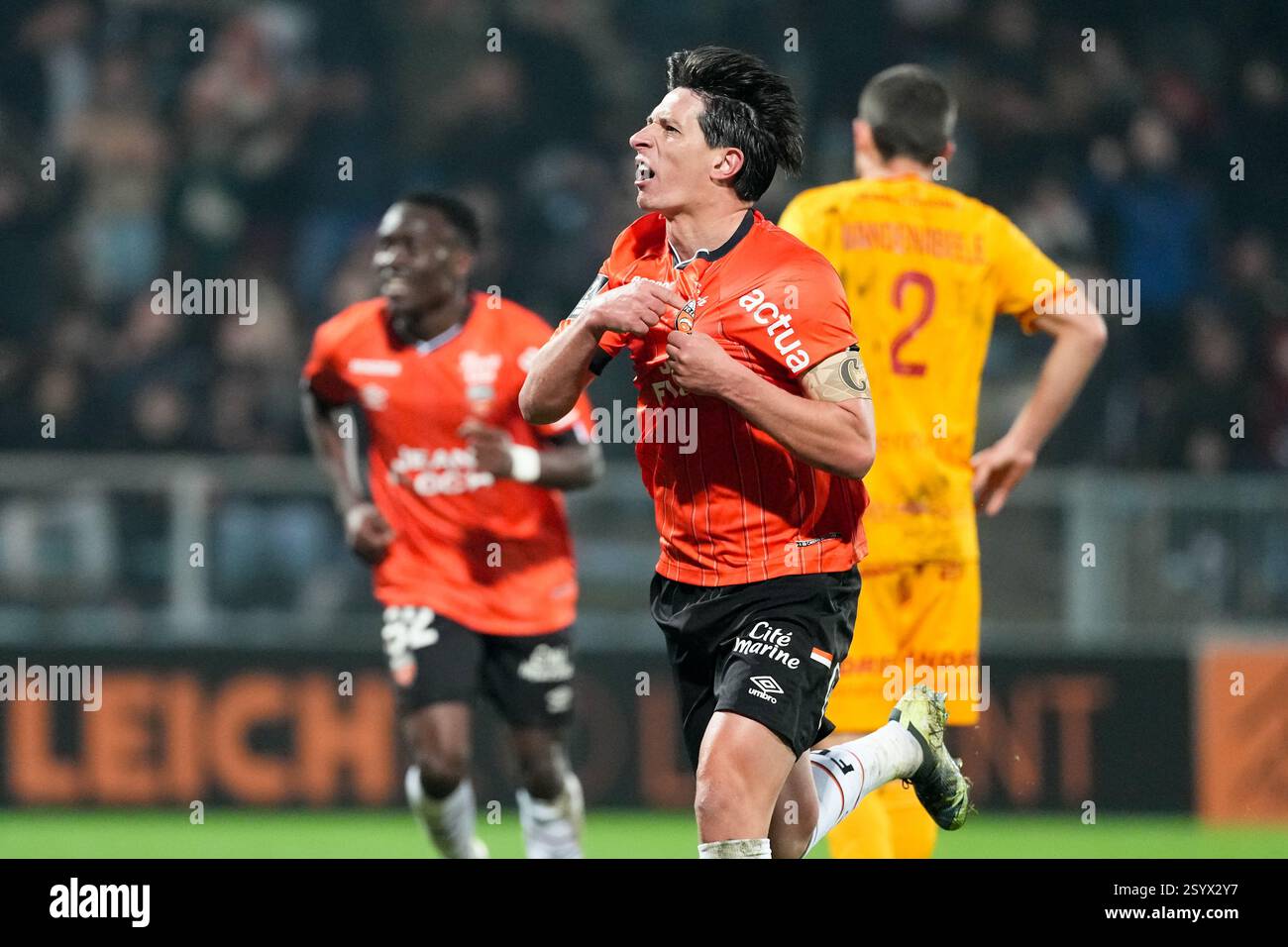 06 Laurent ABERGEL (fcl) during the Ligue 2 BKT match between Lorient ...