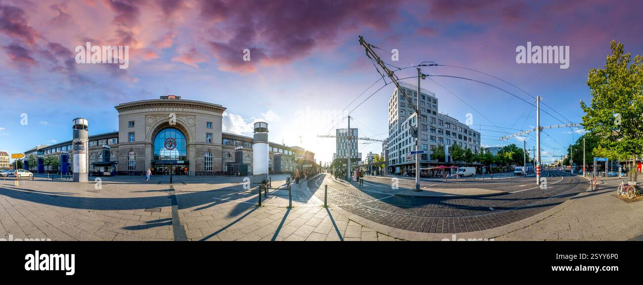 Public Transportation, Mannheim, Germany Stock Photo