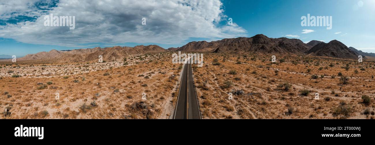 An aerial view of a highway in California, US Stock Photo - Alamy