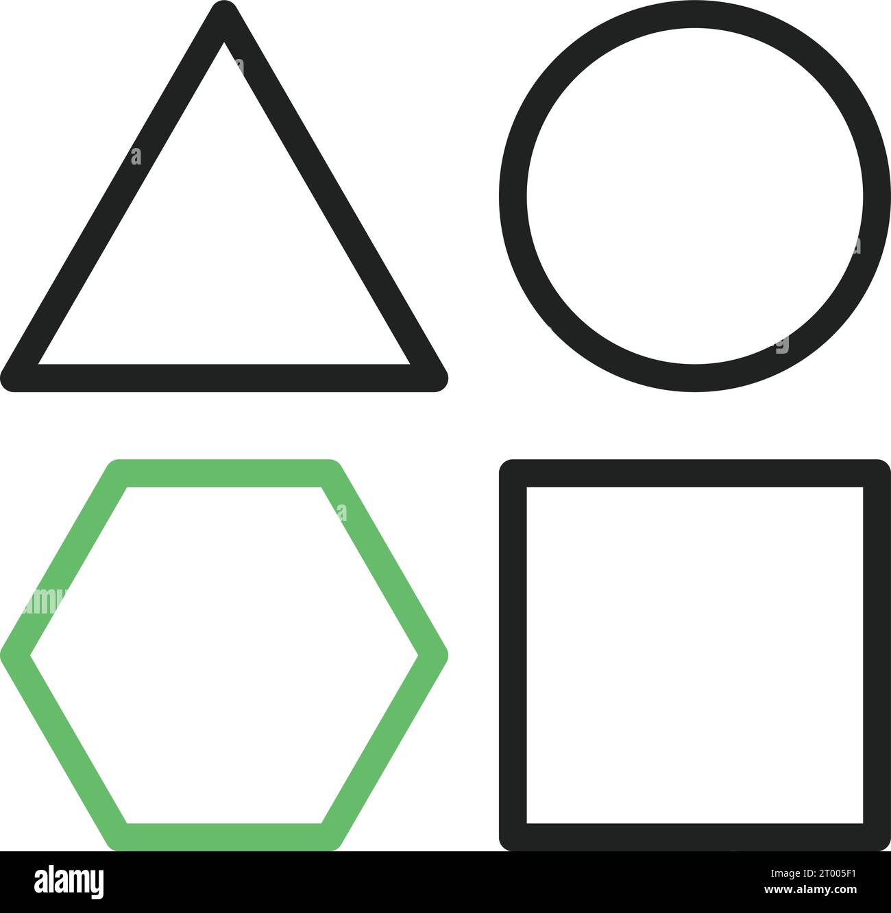 Shapes icon vector image. Suitable for mobile application web application and print media. Stock Vector