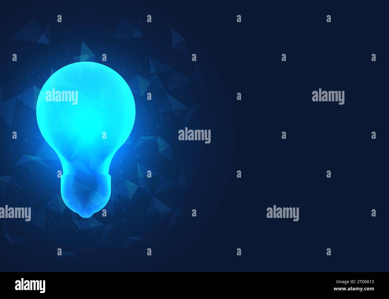 Background technology light bulb means coming up with creative ideas, starting a new business, or solving work problems that arise to get through a cr Stock Vector